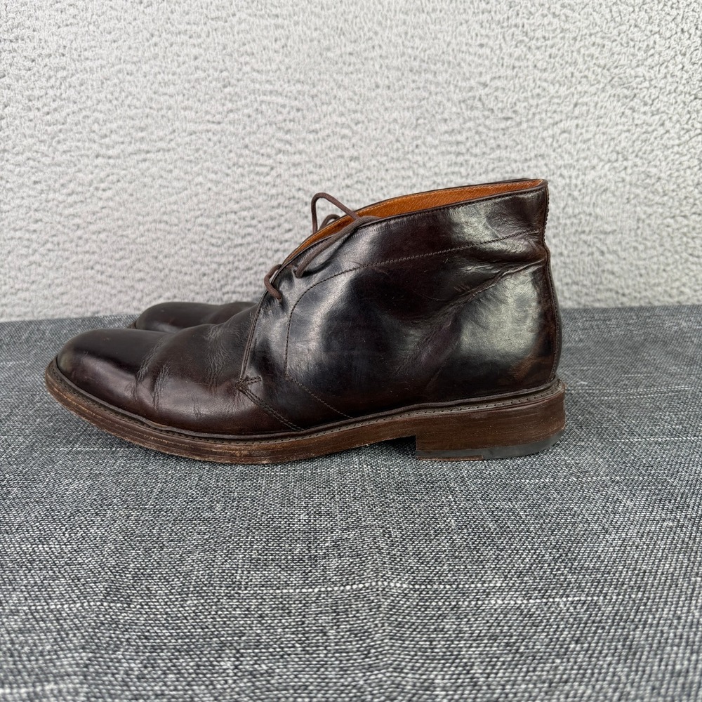 Frye Phillip Chukka Boots Mens 12 Dark Brown Leather Lace Up 84869‎ Mexico